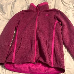 Girls pink north face jacket (could fit a women’s small)
